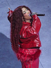 Super-Bowl-LIX-Halftime-Show-SZA-Red-Leather-Jacket